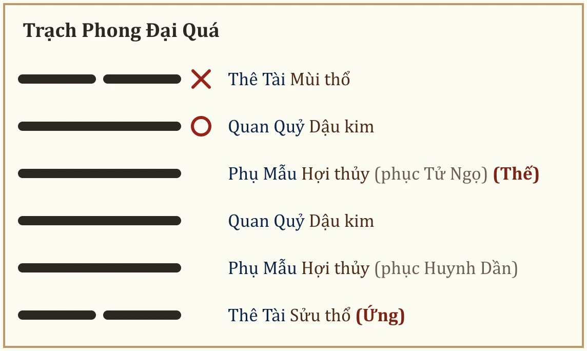 Quẻ Trạch Phong Đại Quá