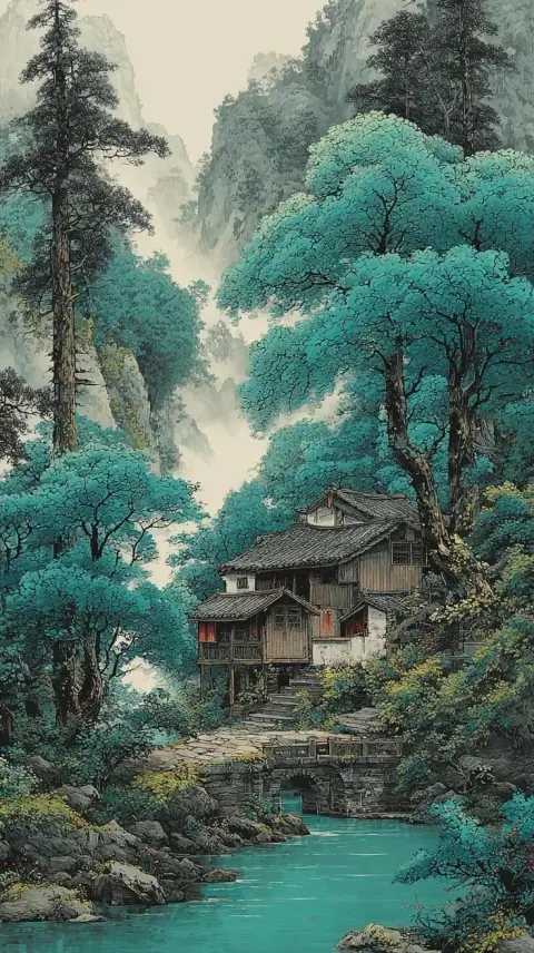 Hình dáng muôn vẻ của long mạch, đá núi và chín sao